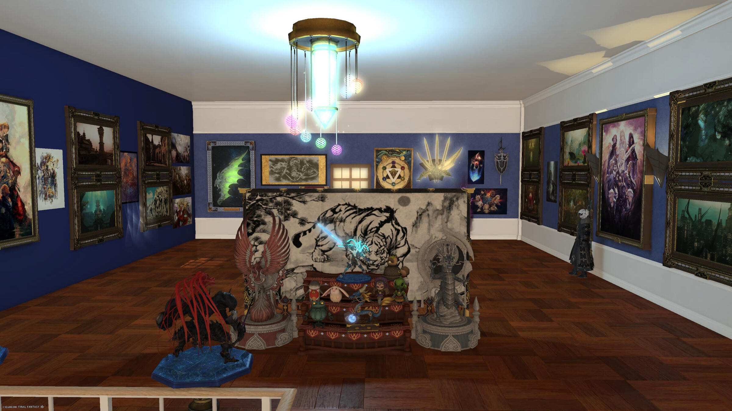 View of the upper floor from the stairs